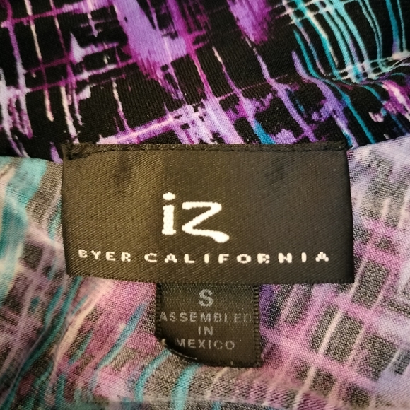 IZ Byer California Cowl Neck Gathered Blouse - Size Small - Picture 5 of 6